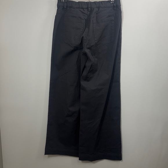 Pact Women’s Charcoal Gray Wide leg organic cotton pants size small - Picture 6 of 10